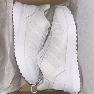 White Adidas Sneakers size 3.5 NEW IN BOX